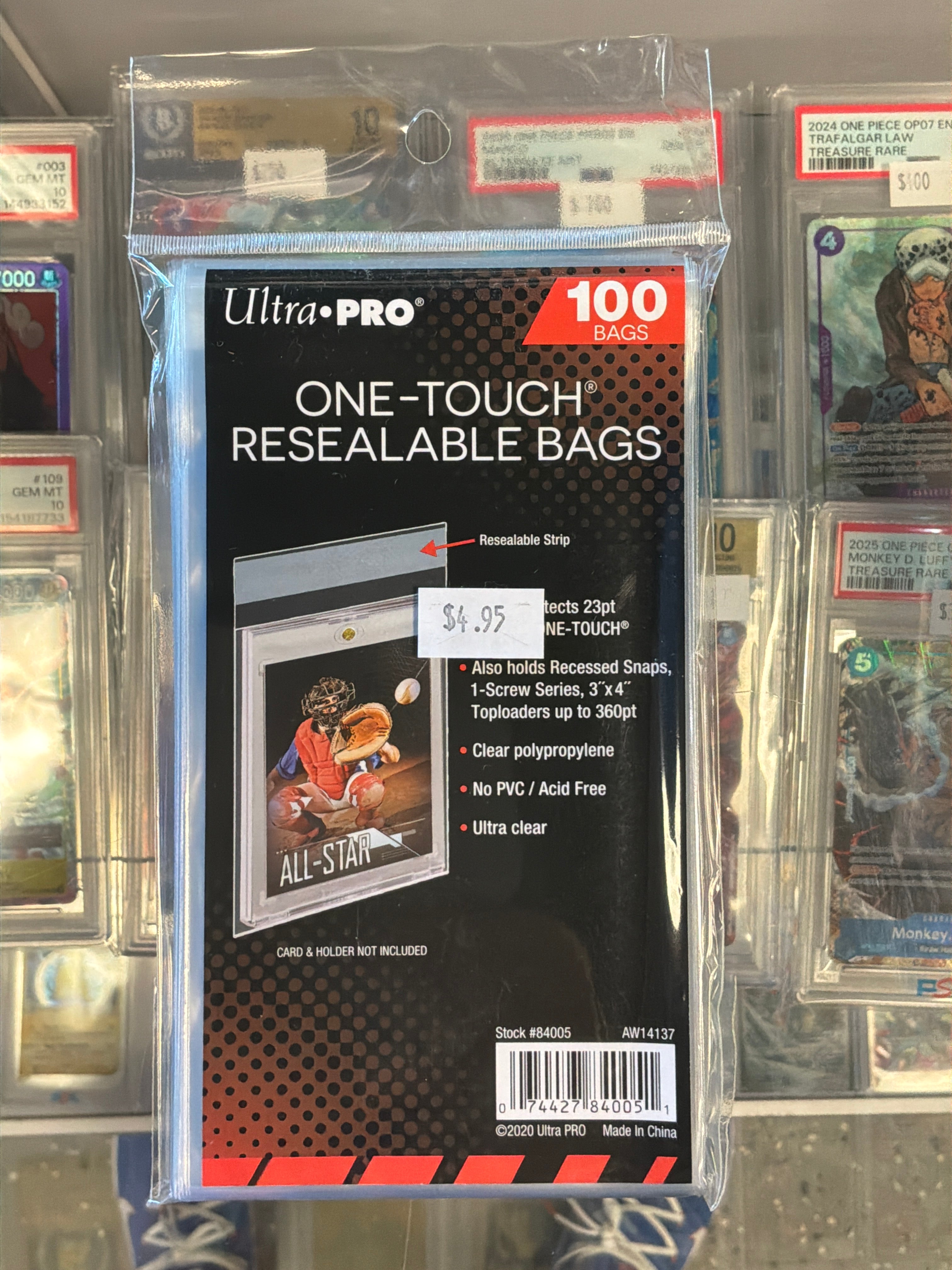 Ultra Pro One Touch Resealable Bags