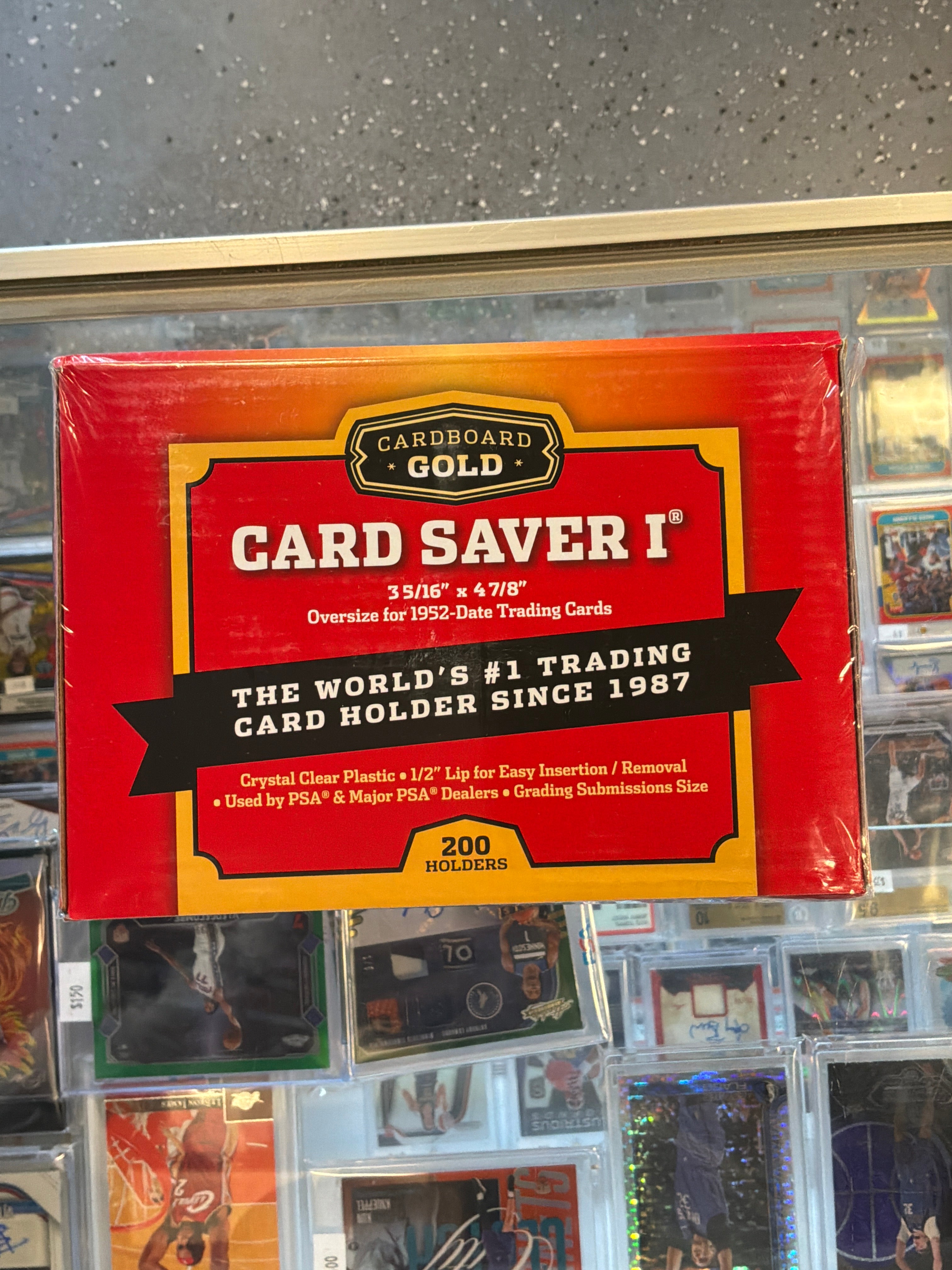 Cardboard Gold Card Saver 1