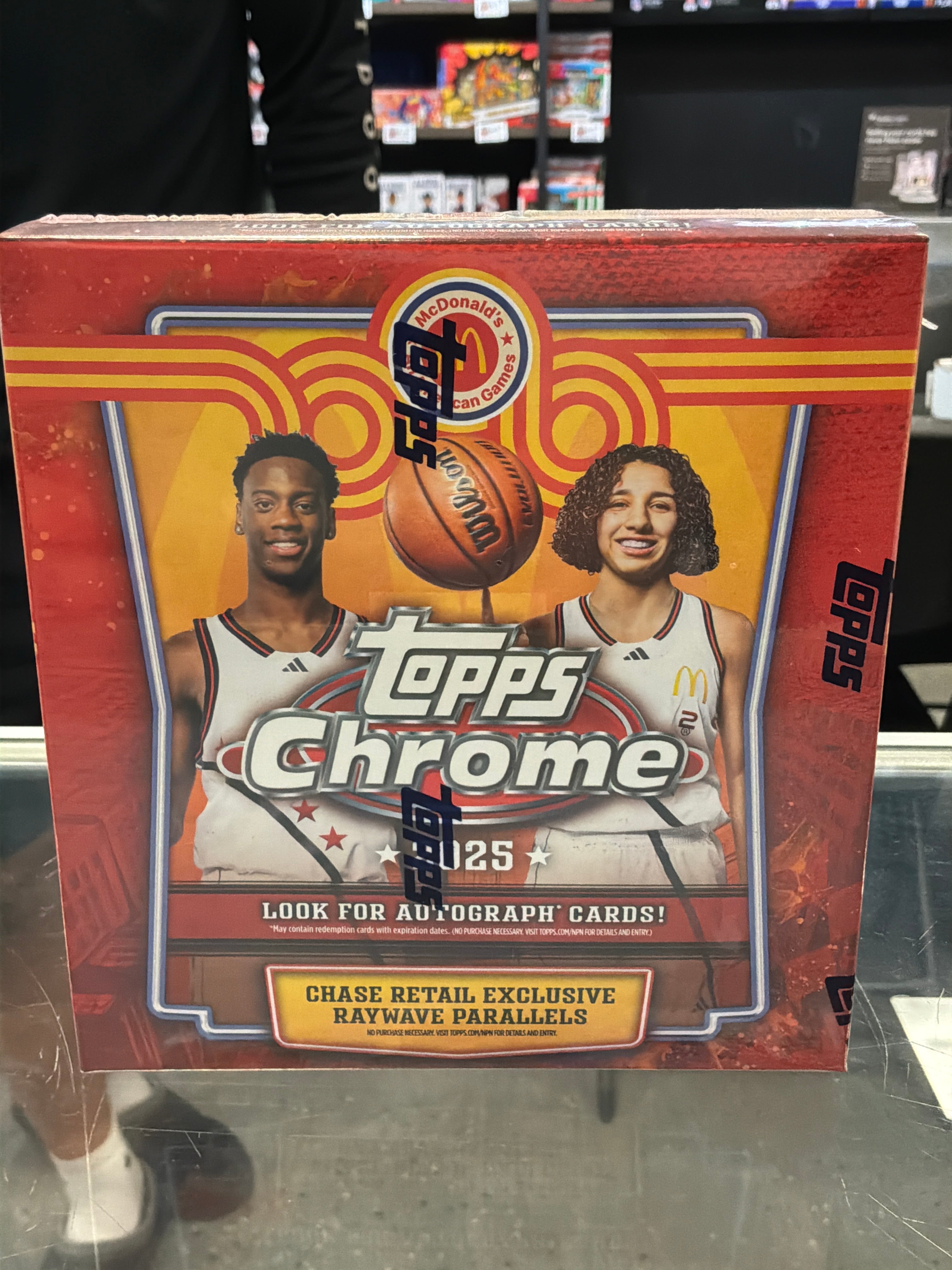 2025 Topps Chrome McDonald’s All American Mega Box