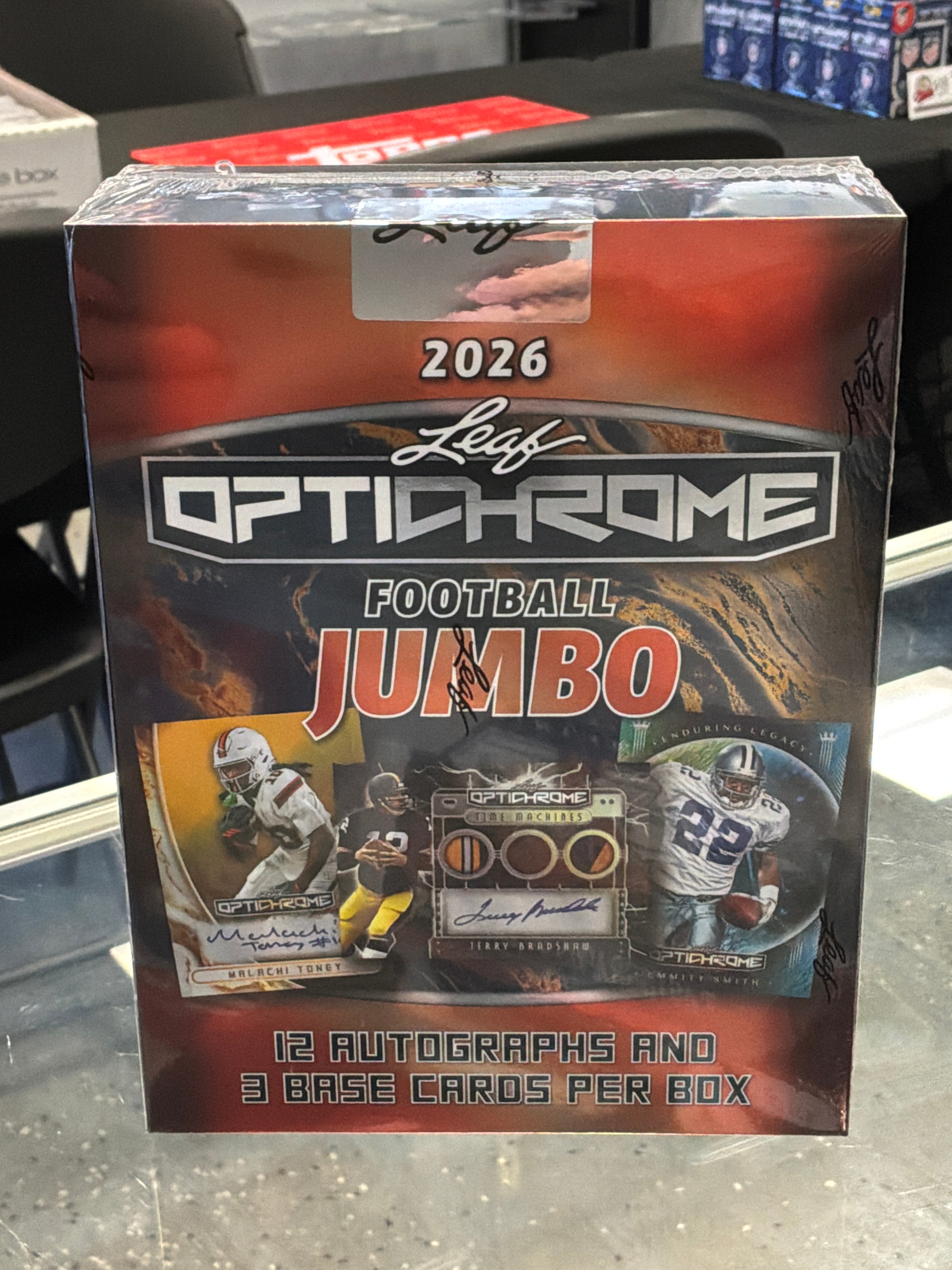 2026 Leaf Optichrome Football Hobby Jumbo Box