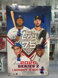 2026 Topps Series 2 MLB Hobby Box