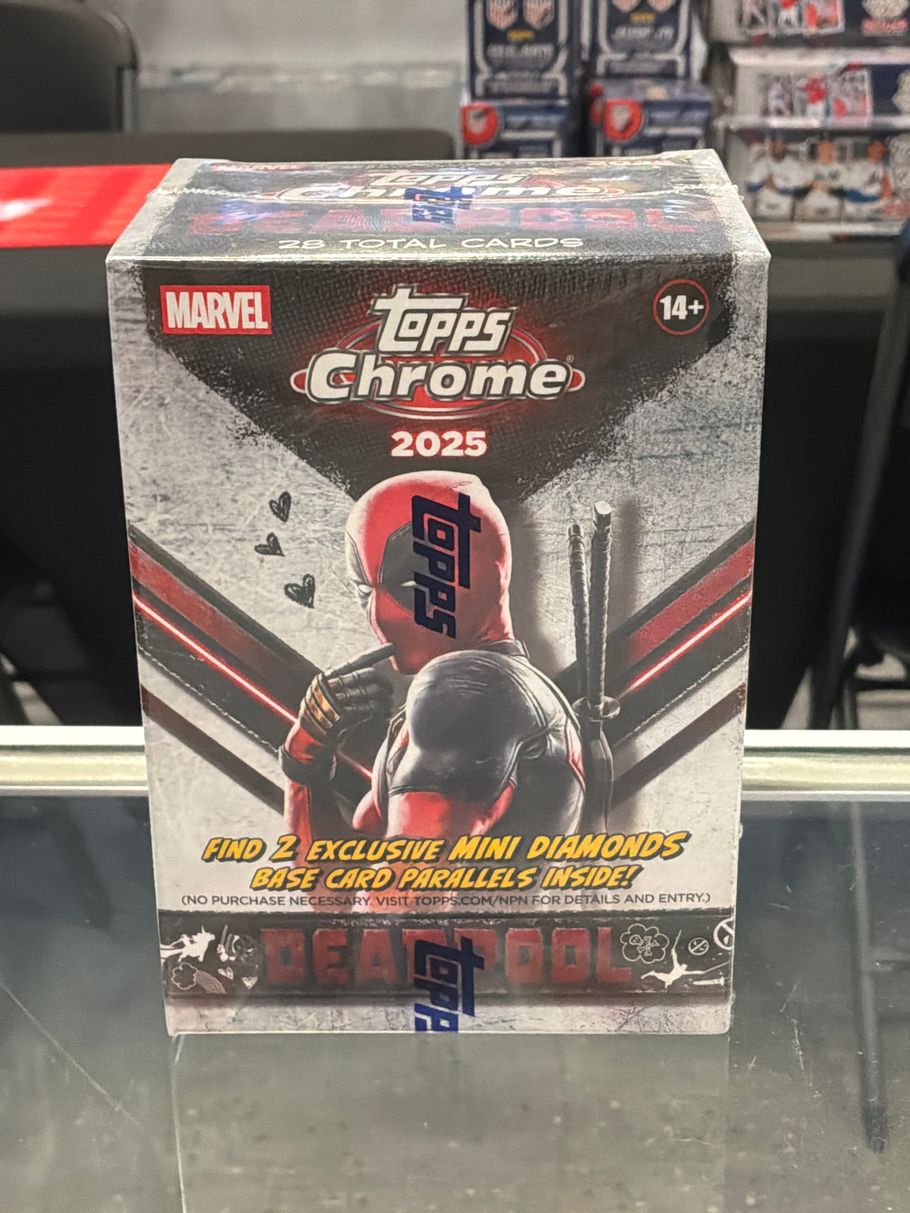 2025 Topps Chrome Deadpool Marvel Value Box