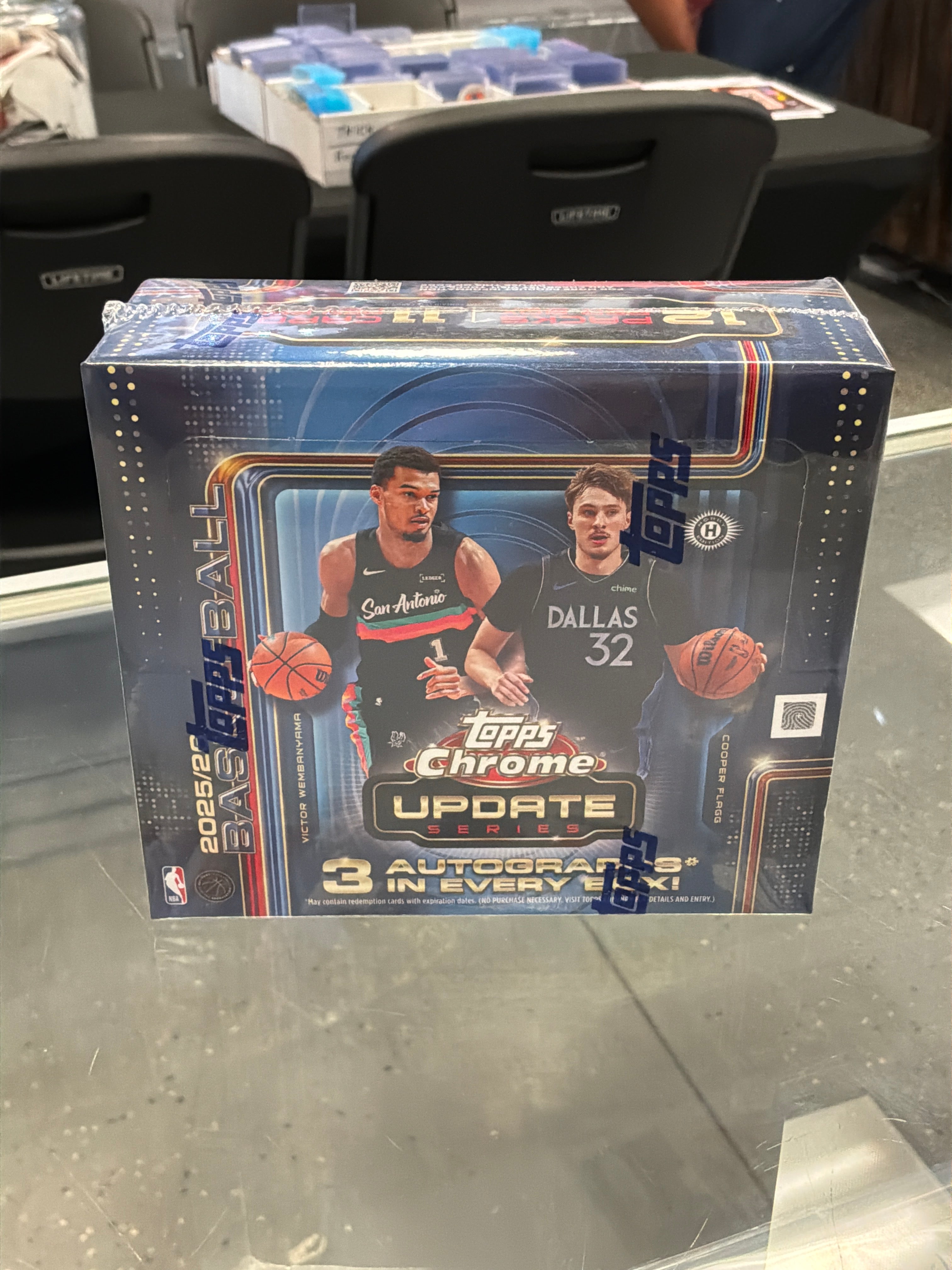 2025-26 Topps Chrome Update Series Jumbo Box