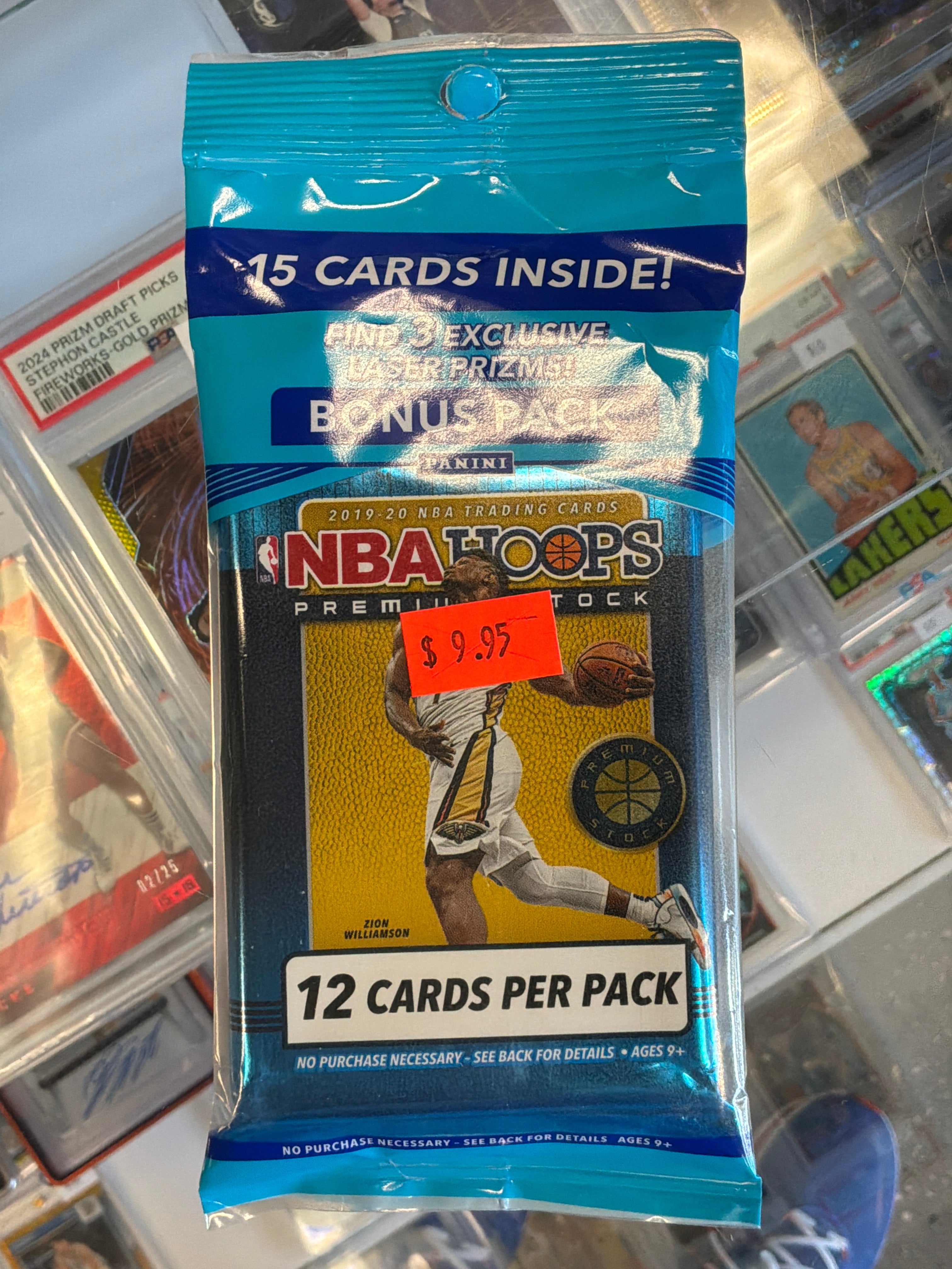 2019-20 NBA Hoops Premium Cello Fat Pack