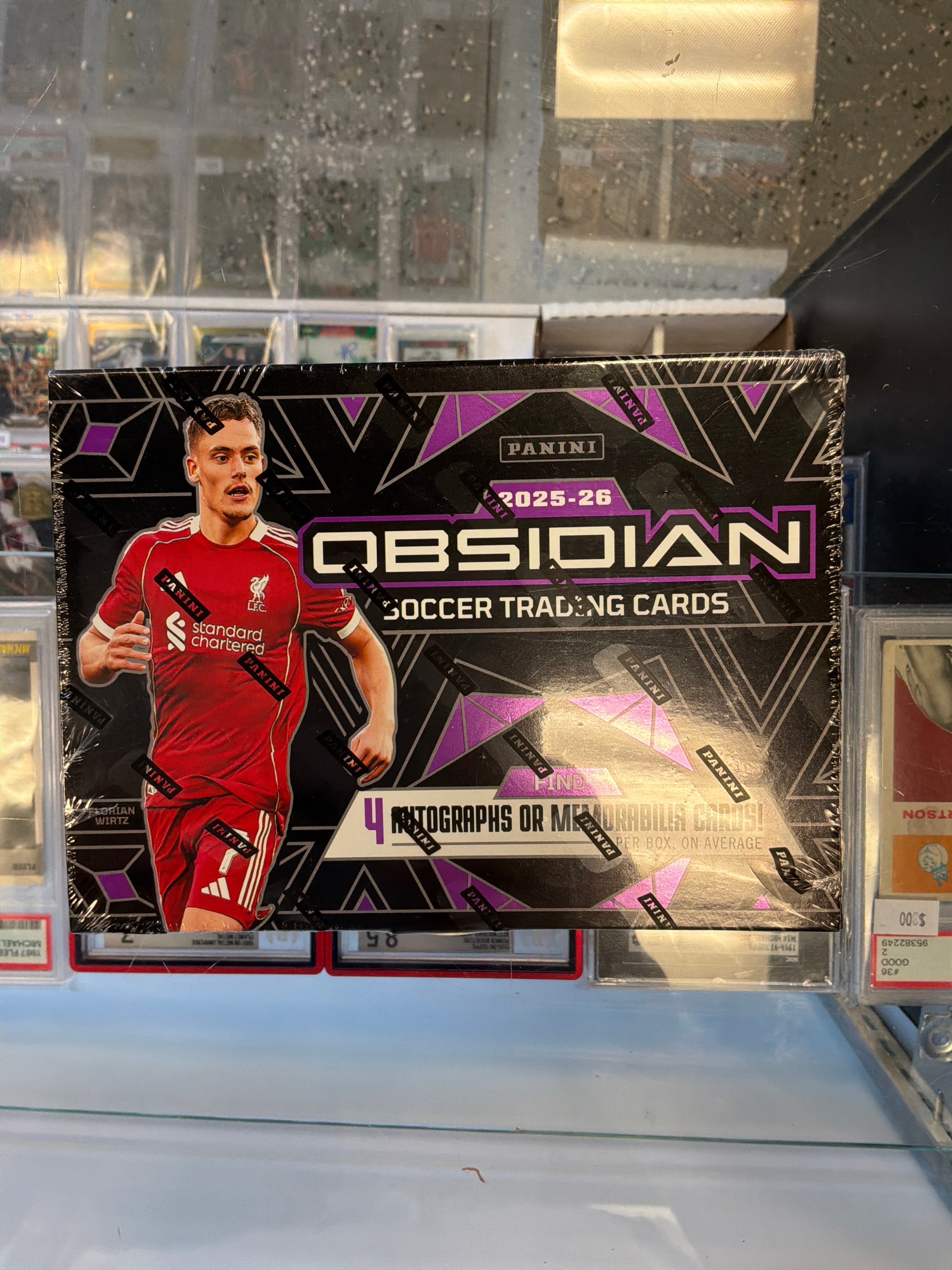 2025-26 Panini Obsidian Soccer Hobby