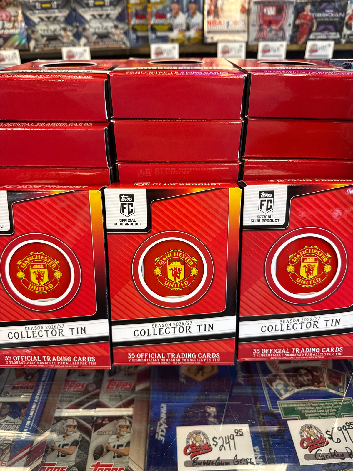 2026-27 Topps FC Manchester United Collector Tin