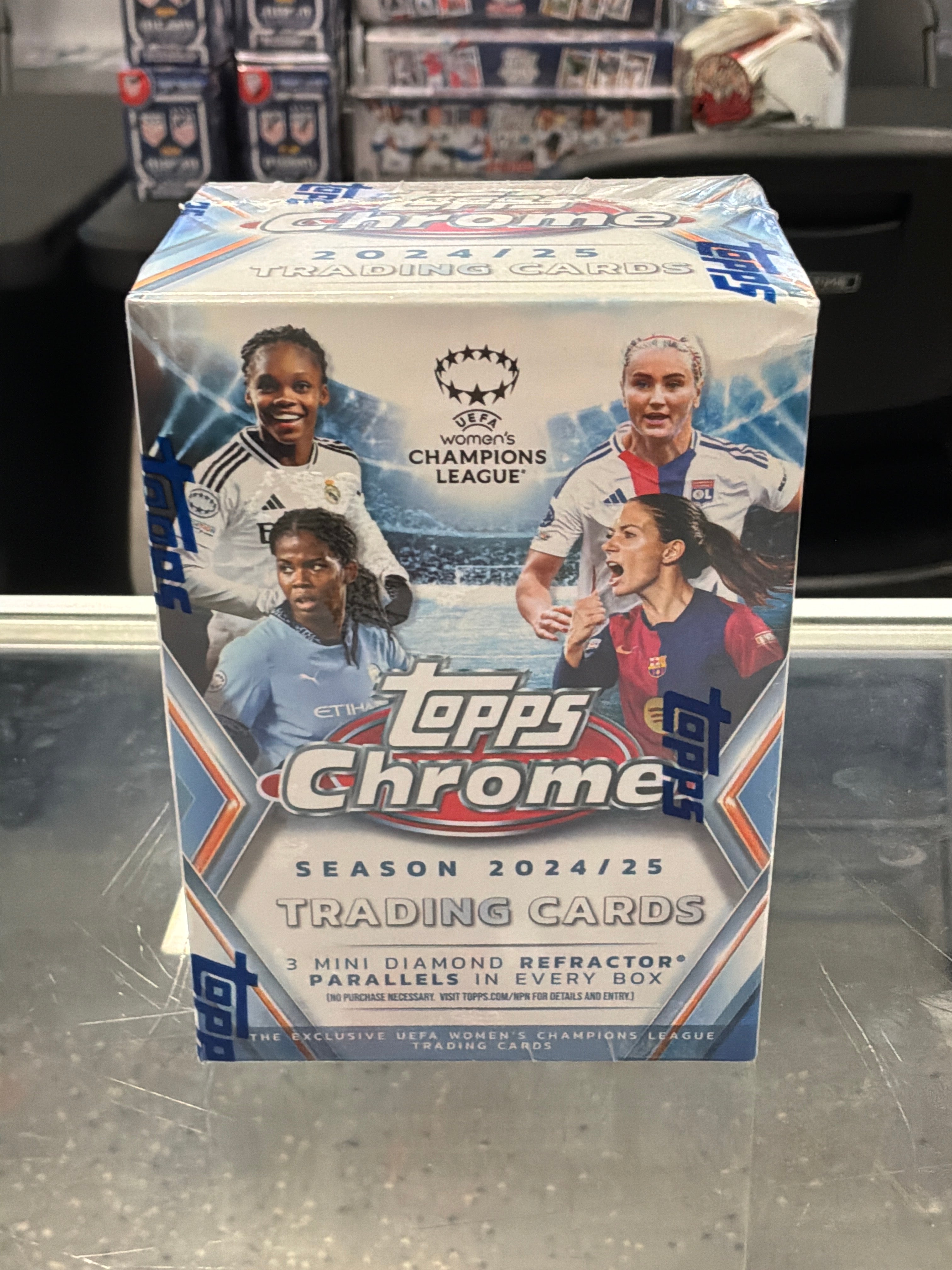 2024-25 Topps Chrome Women’s UEFA Value Box