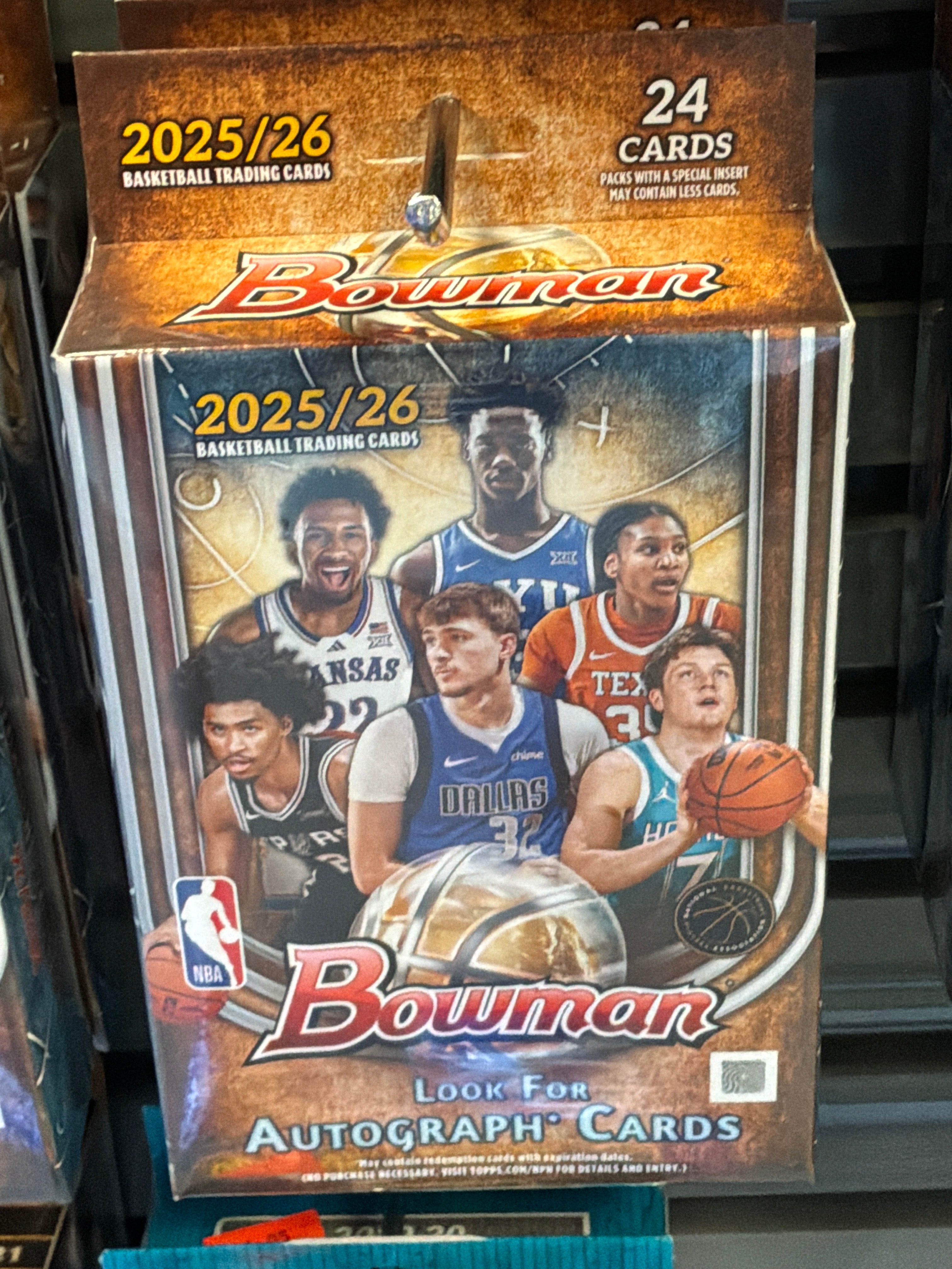 2025-26 Bowman NBA Hanger