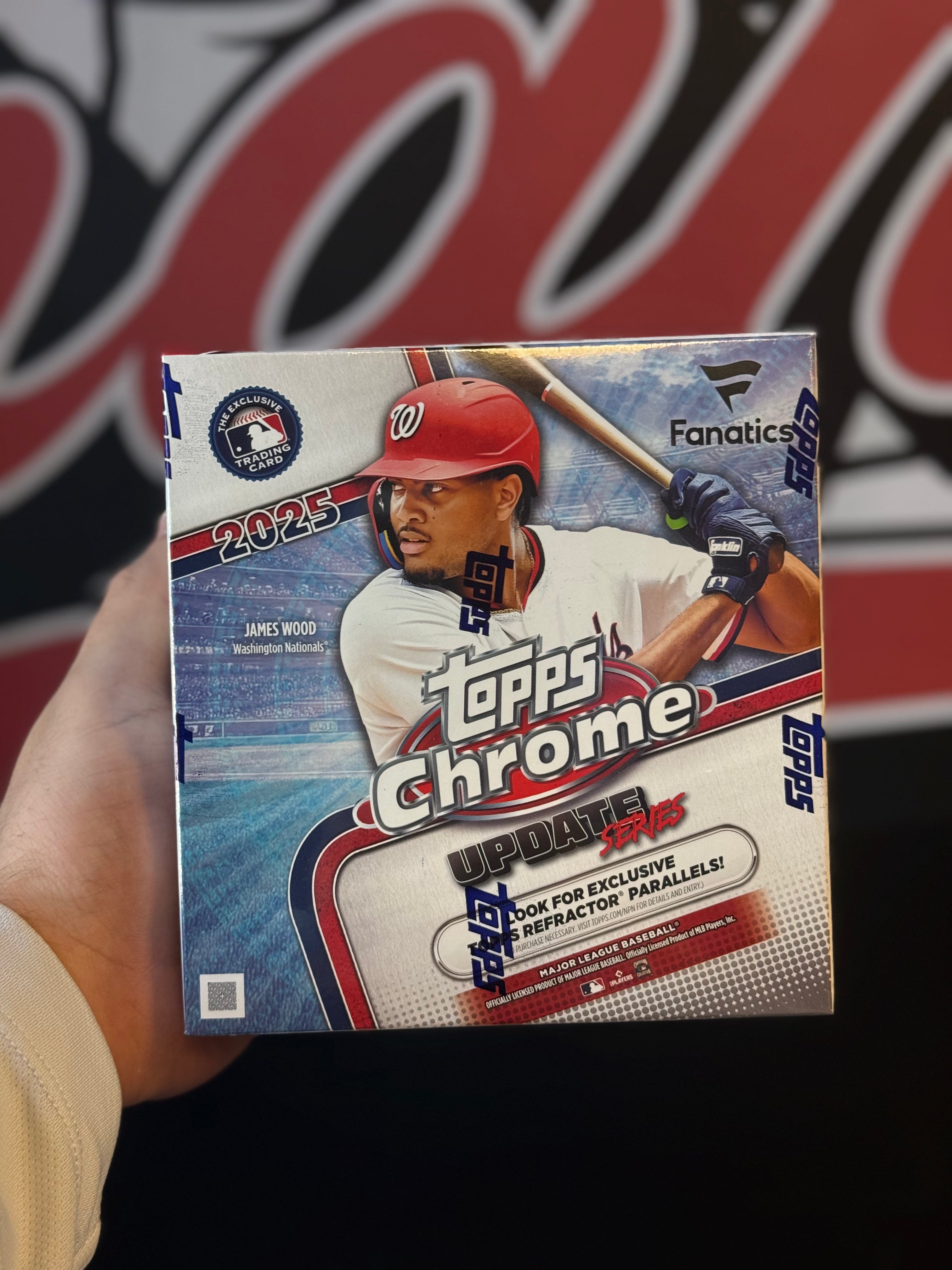 2025 Topps Chrome Update MLB Fanatics Mega