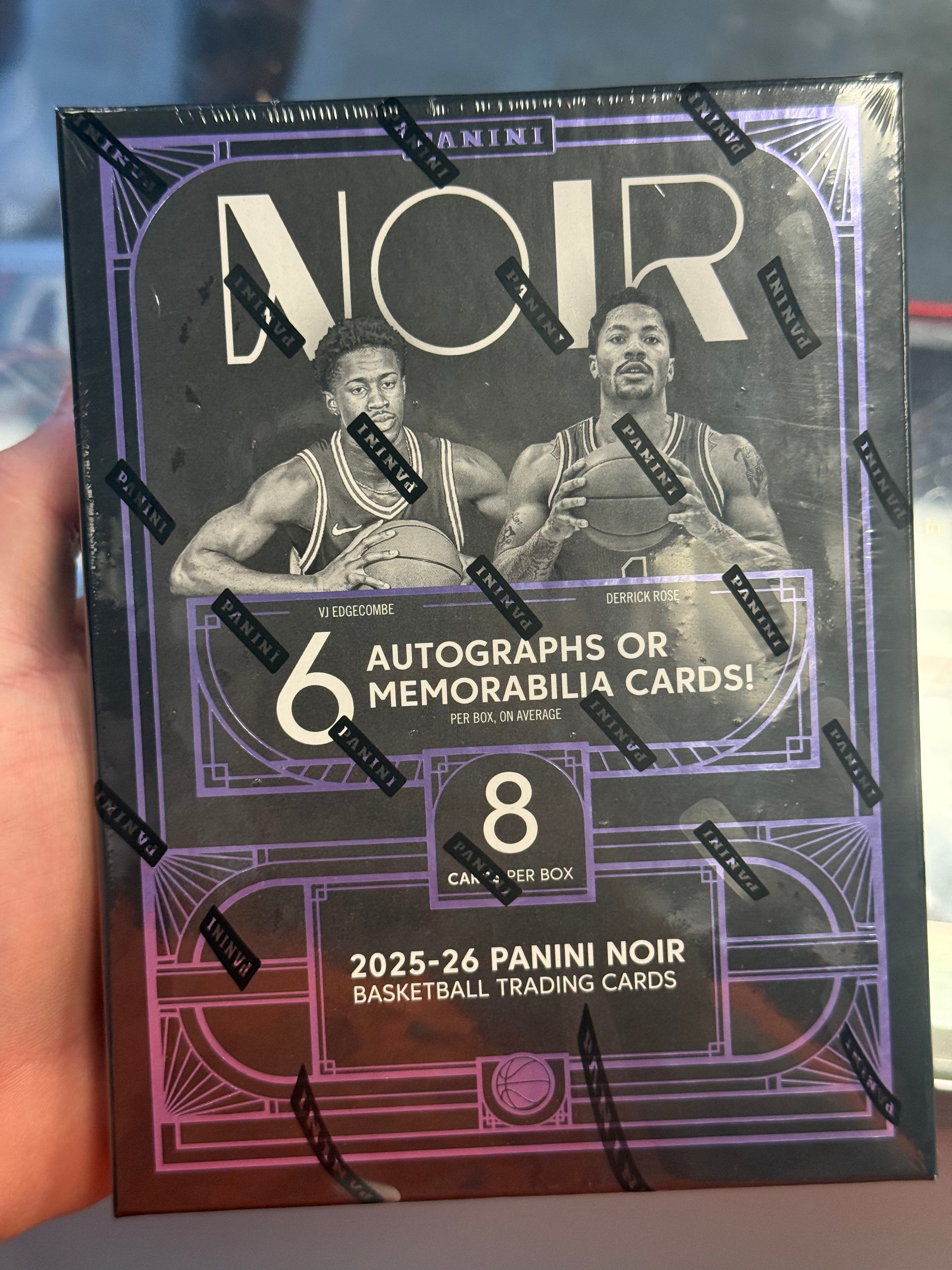 2025-26 Panini NOIR Basketball Hobby Box