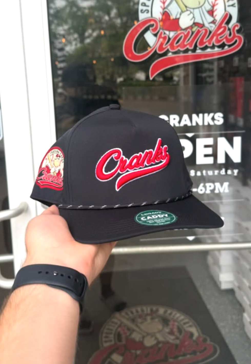 Cranks Official Hat - Legacy Caddy Rope