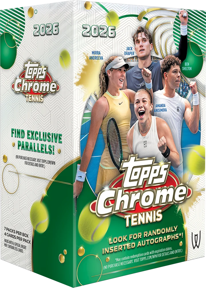 2026 Topps Chrome Tennis Value Box