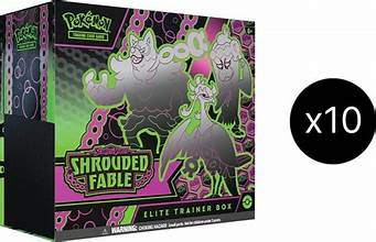 SV6.5 Pokemon Scarlet & Violet Shrouded Fable Elite Trainer 10 Box Case